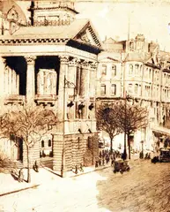 Town Hall by Herbert Rose, etching no. 2, sold Mar 2012