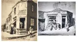 Lionel Lindsay, Two Sydney Street Scenes:, etching 14/75
