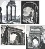 Romano Rossini, Views of Rome:, engravings (4)