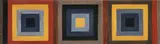 Dora Chapman, , Geometric Study, watercolour on paper, 12.5 x 45cm