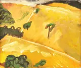 Mark Schaller, Yea 1987, oil on board, signed, titled and dated, 58 x 68cm