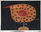 Dean Bowen, Bird Resting On One Leg 2001, colour lithograph, edition 29/35, signed and dated lower left, 14.5 x 19.5cm