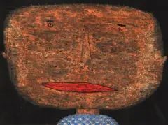 Dean Bowen, Man with Small Ears, 1997, coloured etching, ed T/P, signed, titled, dated editioned, 65 x 87, etching