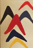 Alex Calder, Boomerangs, screenprint ed. 15/30, signed lower right and editioned lower left, 156 x 115cm, screenprint