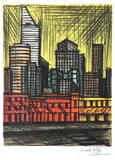 Bernard Buffet, New York Skyline, lithograph, EA XXIX/XXX, signed lower right, editioned lower left, 65 x 50cm, lithograph