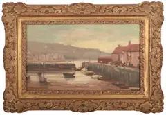Low Tide, Lyme Regis by Harley Griffiths, 1950, oil on board, sold Dec 2011