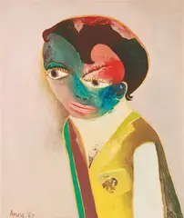 Anne Hall, Boy with a Frog in His Pocket (Phillip Mora), 1967, oil on canvas