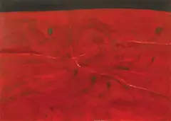 Cross Road by David Larwill, 1991, oil on paper, sold Dec 2011