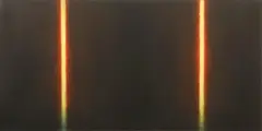 Study for Black Tanks by Tim Maguire, 1990, oil on canvas, sold Dec 2011