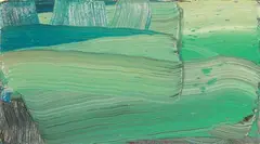 Steven Harvey, Coastal Walk, Emerald Cove, 2002, oil on board