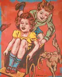 David Bromley, Children with Billy-Cart