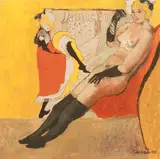 Judy Cassab, Nude with Lautrec