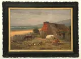 Robert Camm, Windswept Beach, oil on canvas