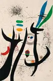 Joan Miró, La Femme Arborescente, 1974, Etching, aquatint, and carborundum on Arches