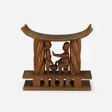 Akan, Stool, carved wood
