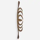 Bahinemo artist, Garra hook figure, carved and painted wood