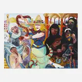 Peter Dean, Snake Lady's Fury, 1992, oil on canvas, sequins