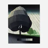 Suzanne Caporael, Untitled, 1990, woodcut in colors
