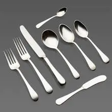 Tuttle Silver Co., Hannah Hull flatware service, c. 1970, sterling silver
