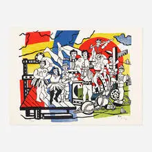 Fernand Léger, The Great Parade, lithographs in colors