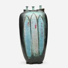 Lyle Perkins, Vessel, c. 1950, glazed stoneware