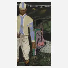 Avel de Knight, Untitled, gouache on paper