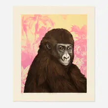 Mr. Adorable by Tom Palmore, 1990, lithograph in colors, sold Jul 2021