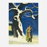 Jamie Wyeth, La Boheme (Metropolitan Opera), 1978, lithograph in colors