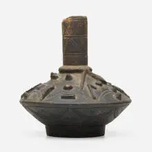 Asante, Vessel, burnished earthenware