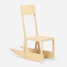 Robert Wilson, Rocking chair from The Life and Death of Marina Abramovic, 2011, maple, birch