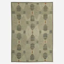 Flatweave carpet by Contemporary, hand-woven wool, sold Jul 2021
