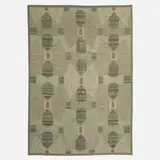 Contemporary, Flatweave carpet, hand-woven wool