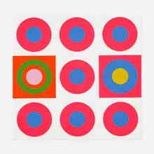 Untitled by Peter Gee, c. 1967, screenprint in colors, sold Jul 2021