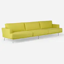 Piero Lissoni, Nest sofa, c. 1995, lacquered steel, upholstery