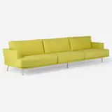 Piero Lissoni, Nest sofa, c. 1995, lacquered steel, upholstery