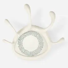 Soul Window mirror by Jordan Mozer, 2010, kevlar-reinforced non-combustible resin, etched mirrored glass, sold Jul 2021