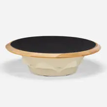 Robert Venturi, Venturi table, 1986, lacquered fiberglass, maple, black laminate