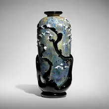John Nygren, Vase with cherry blossom motif
