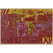 Max Kahn, Along the River, circa 1945