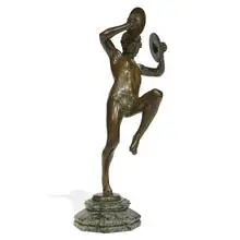 Eugene Desire Piron, Satyr aux Cymbales or Bacchant