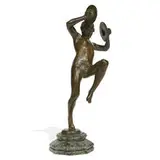 Eugene Desire Piron, Satyr aux Cymbales or Bacchant