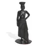 Paul Moreau-vauthier, sculpture of an African water bearer