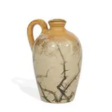 earthenware Limoges style perfume jug with thorny brush and fired on gold decoration, shape number 61 by Rookwood Pottery, sold Apr 2022
