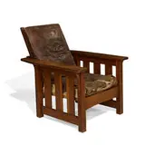 Morris chair by Arts & Crafts, sold Apr 2022