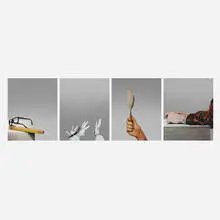 Cartella B by Michelangelo Pistoletto, 1983, screenprints on mylar, sold Sep 2013