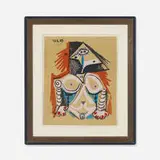 Portrait Imaginaire by Pablo Picasso, lithograph on paper, sold Sep 2013