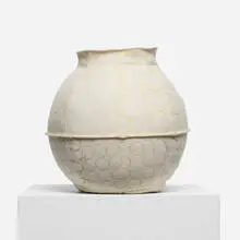 Quilted vase by Hella Jongerius, 2006, fabric, sold Sep 2013