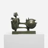 James Lee Hansen, Rattleman Study, 1971, bronze