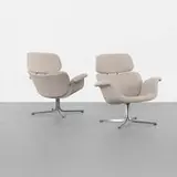 Pierre Paulin, Tulip lounge chairs, pair
