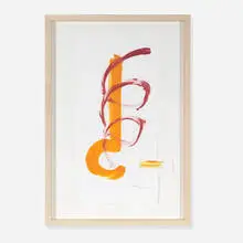 Richard Tuttle, When Pressure Exceeds Weight VII, 2012, drypoint and à la poupée on handmade paper